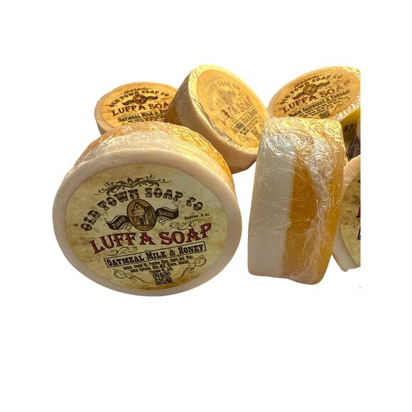 Old Town Soap Co. Luffa Soap One 5 Oz Handmade Bar From Natural Ingredients - Picture 6 of 10